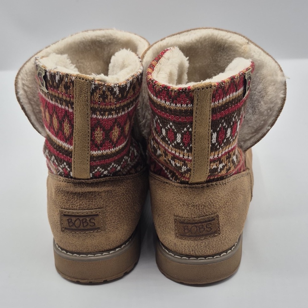 BOBS Tan and Cream Winter Boots - Picture 6 of 7
